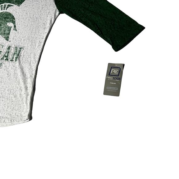 NWT Green and White Michigan State Long Sleeve Shirt - Medium Pristine Condition - Picture 7 of 11